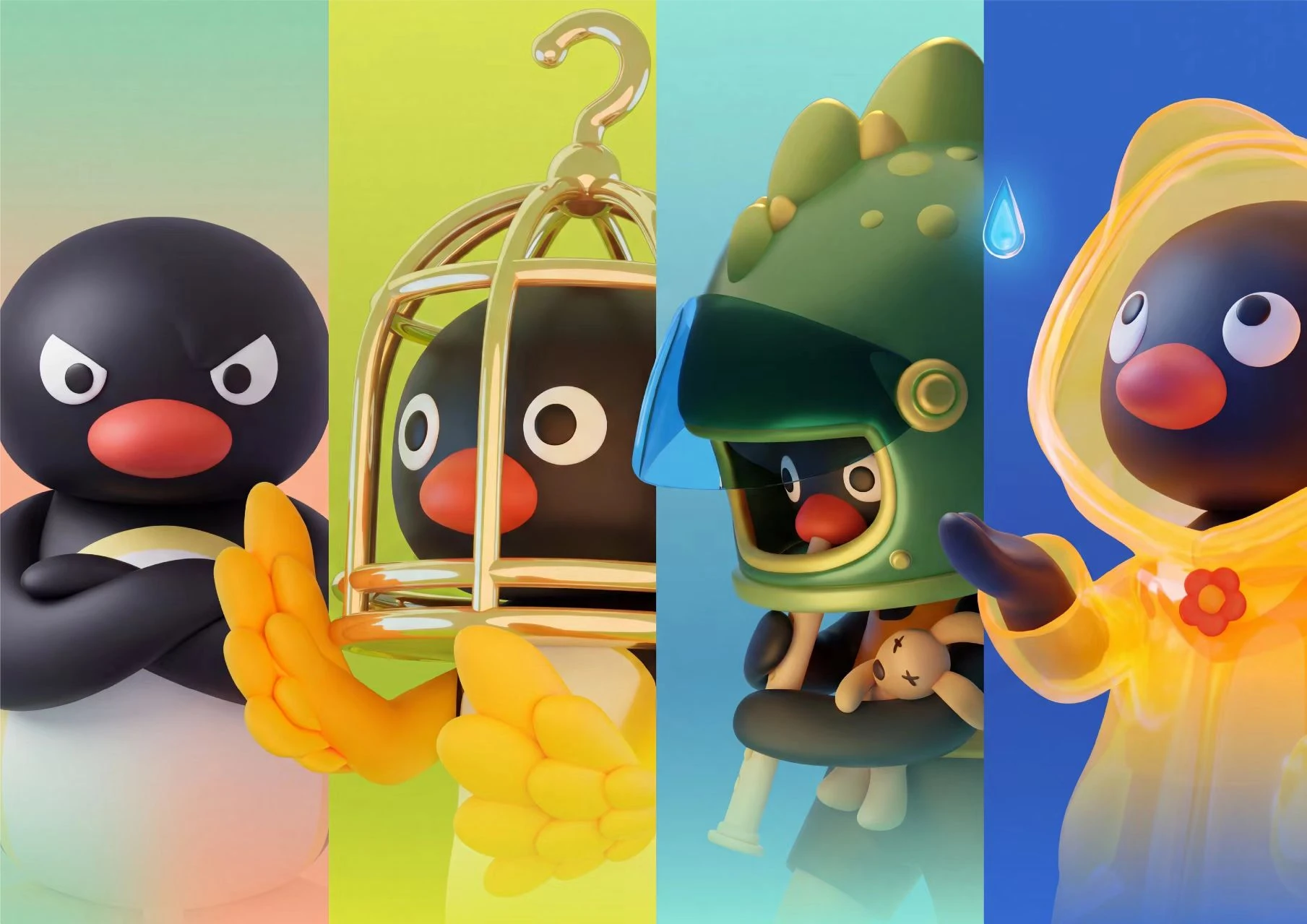 Pingu 盲盒设计主视觉